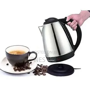 Scarlet Electric Kettle Percolator 2l - Silver/ Black.