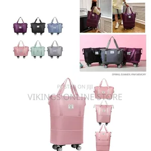 Multi-Functional Expandable Foldable Waterproof Rolling Duffle Bag