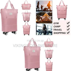 Multi-Functional Expandable Foldable Waterproof Rolling Duffle Bag