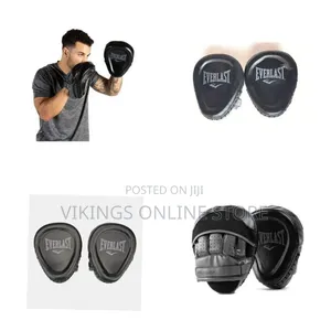 Everlast Powerlock Punching Focus Mitts Strike and Breathable Curved