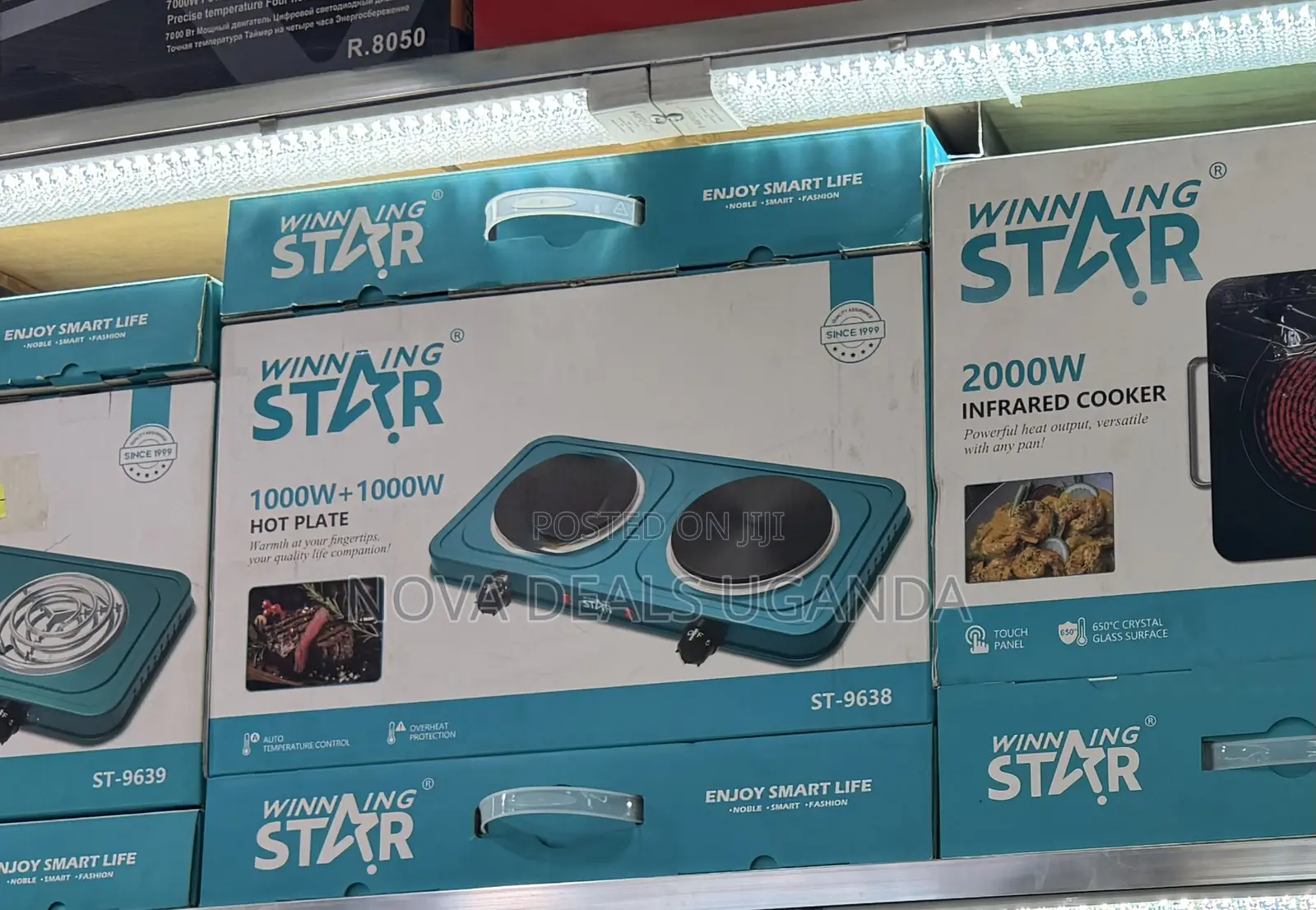 Winning Star Double 1000w Electric Hot Plate