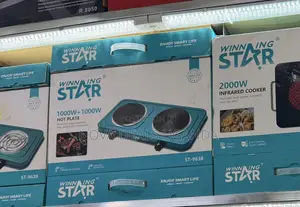 Winning Star Double 1000w Electric Hot Plate