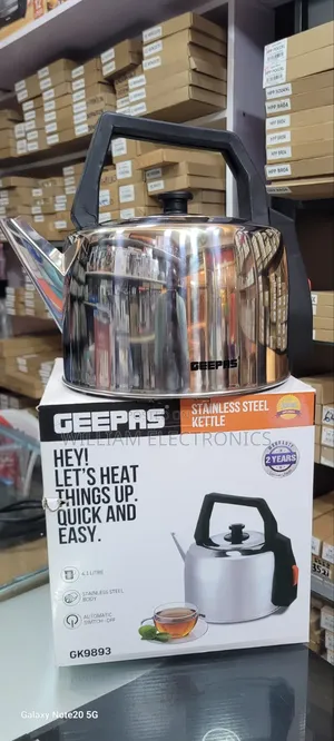 Geepas Stainless Steel 4.1litre Kettle/Geepas Electric Kettle