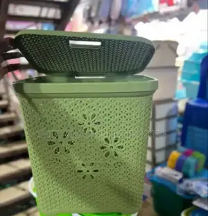 Green Laundry Basket