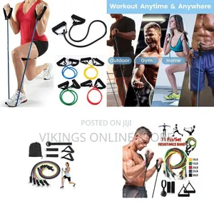 Elastic Pull Rope, Resistance Exercise Bands for Home Fitness, 11pcs