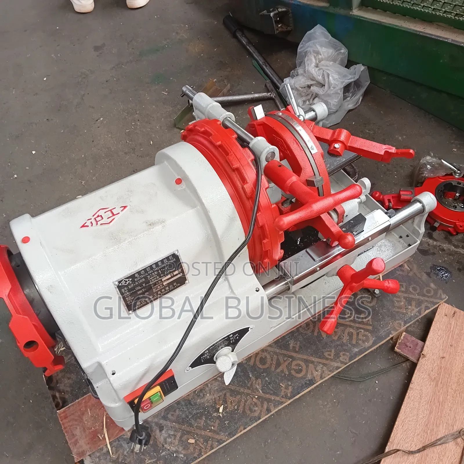 Electric Pipe Threading Machine Heavy Duty Industrial Threader