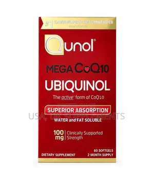 Mega Coq10 Ubiquinol 100mg 60capsules Qunol