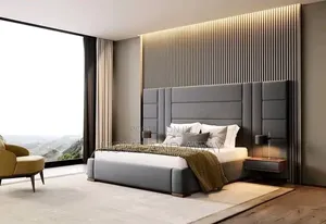 King's Headboard Dressed Beds in Any Colour From 2,000,000/- Order Now
