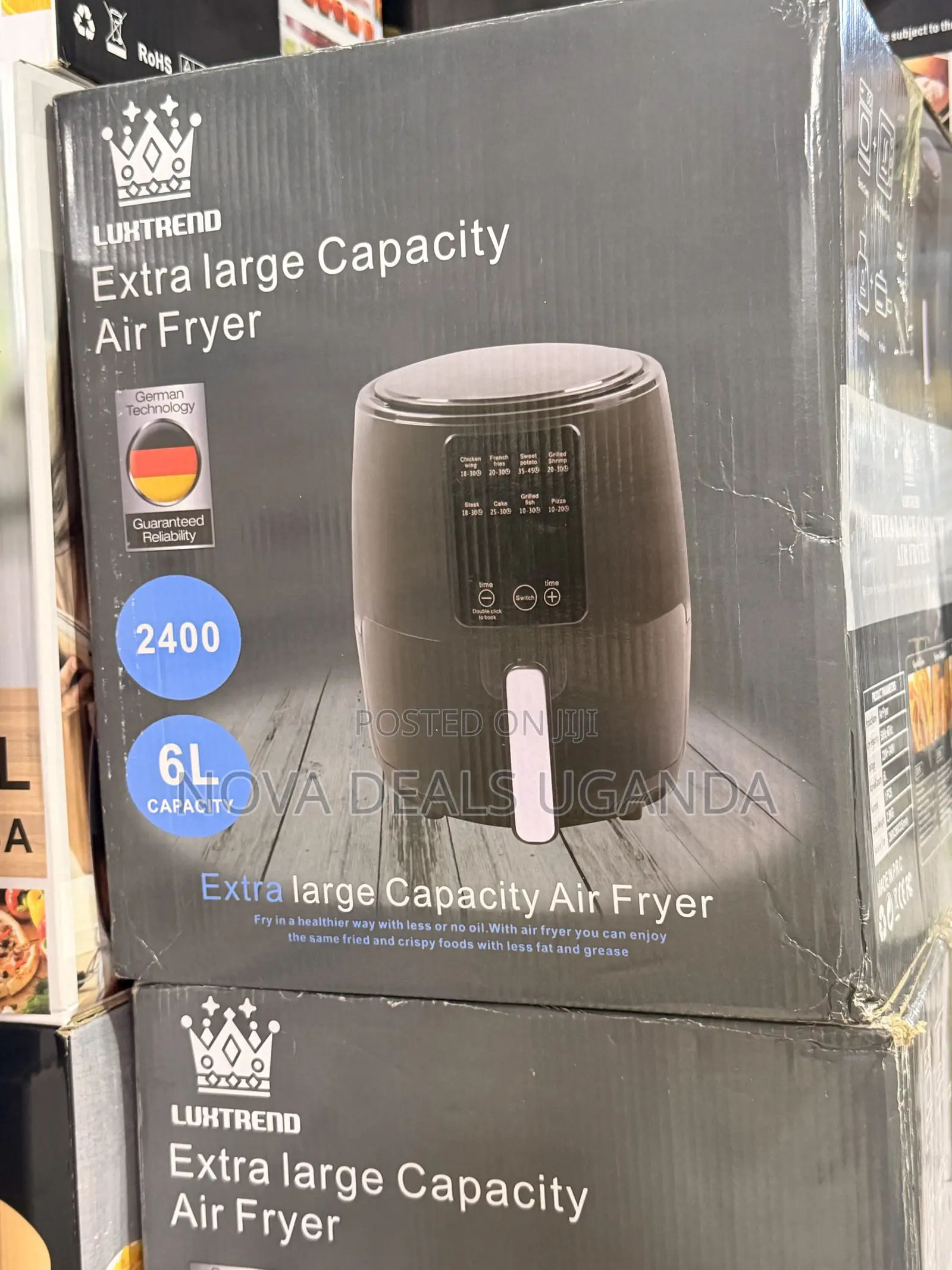 Luxtrend 6l Air Fryer 2400w