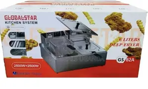 Global Star Double Deep Fryer 12l