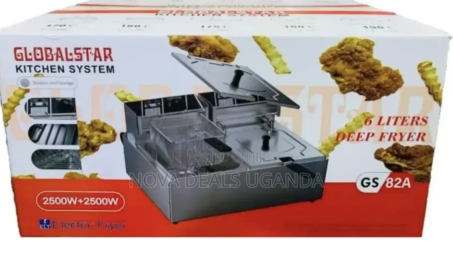 Global Star Double Deep Fryer 12l
