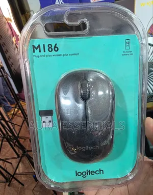 Logitech M186 Grey Wireless Mouse