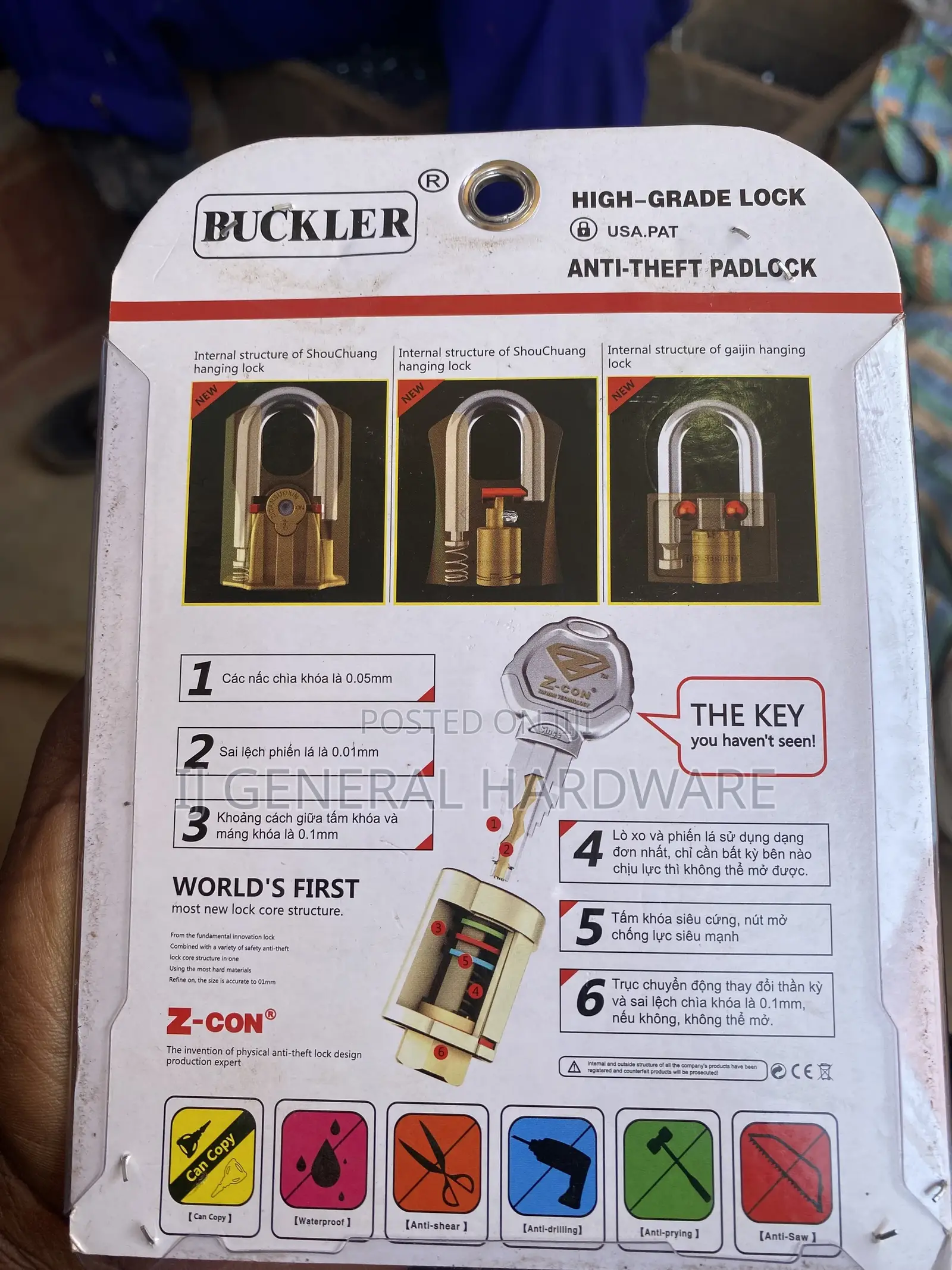 Buckler G3 70h Padlock
