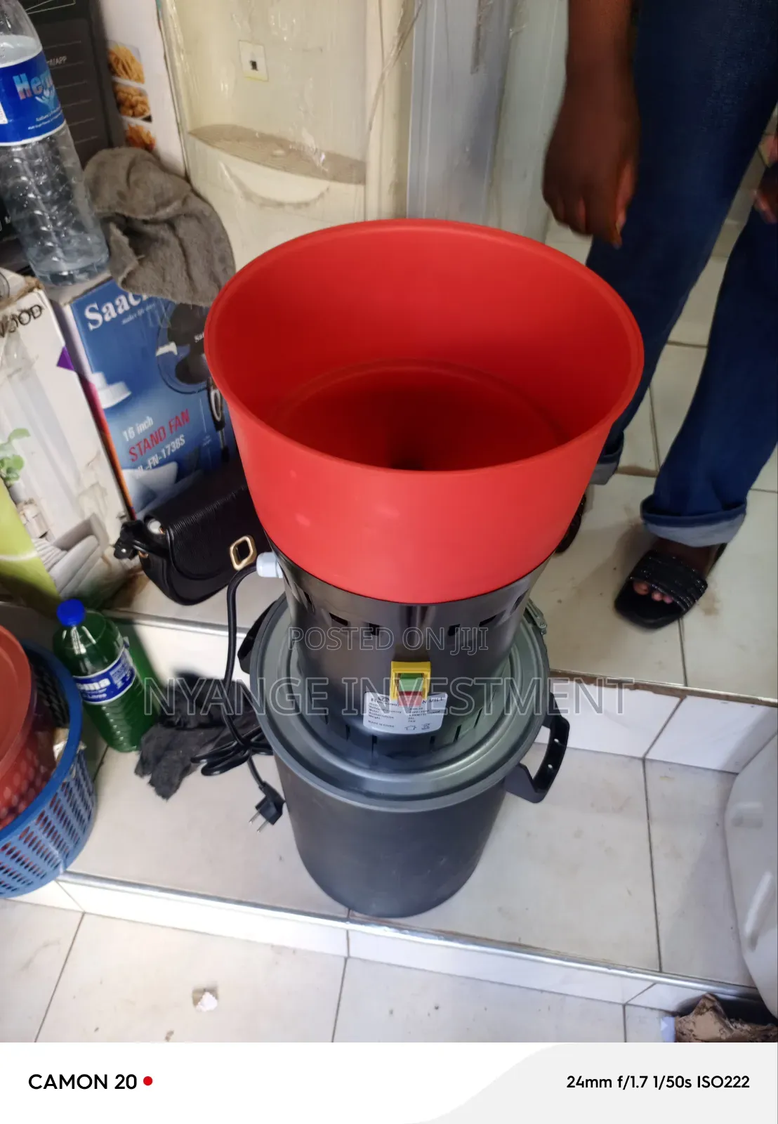 Electric Grain Mill.