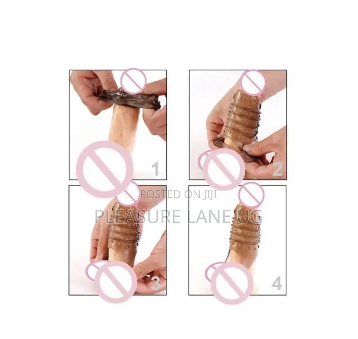 Cock Sleeves 2pcs Delayed Ejaculat*On