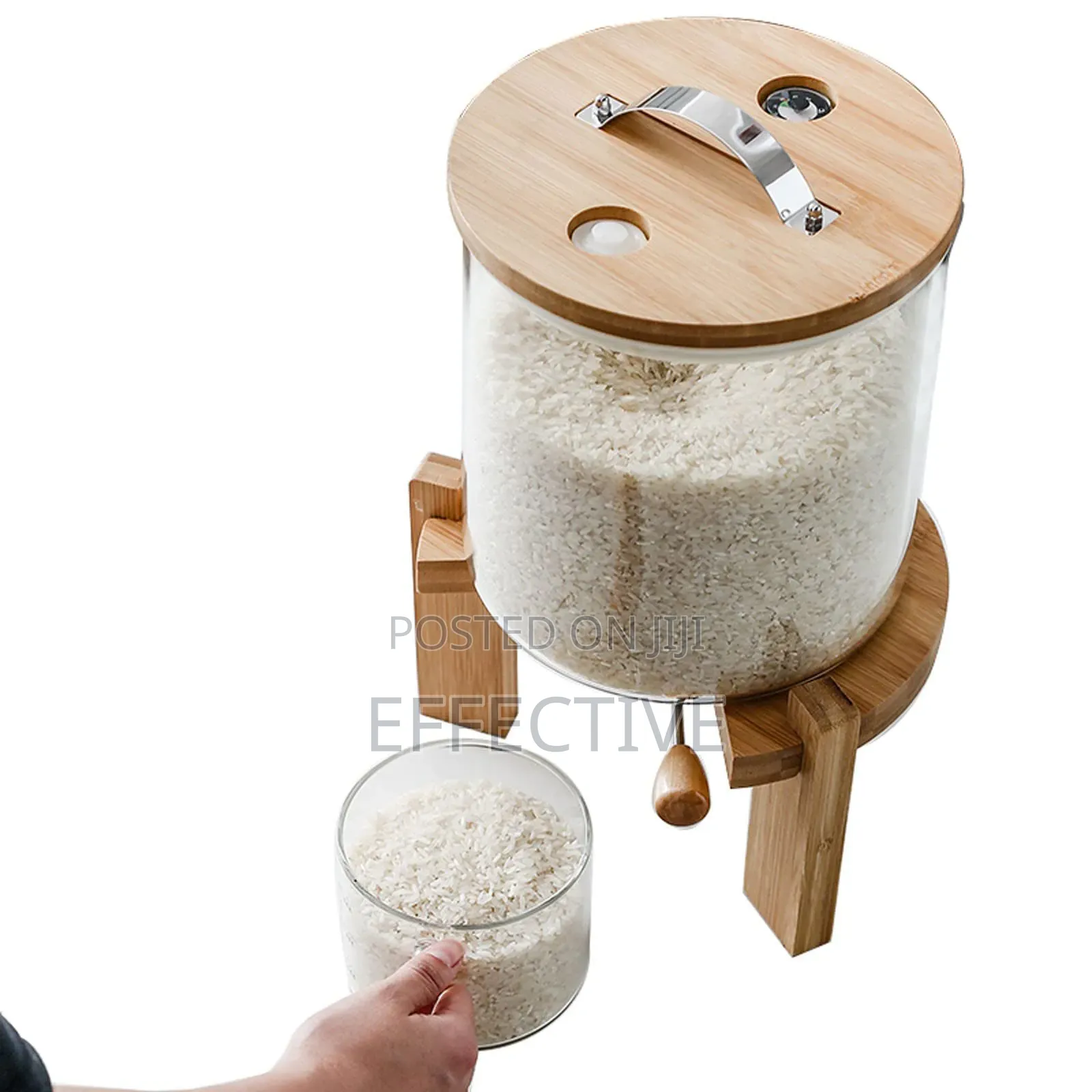 Glass Rice Dispenser