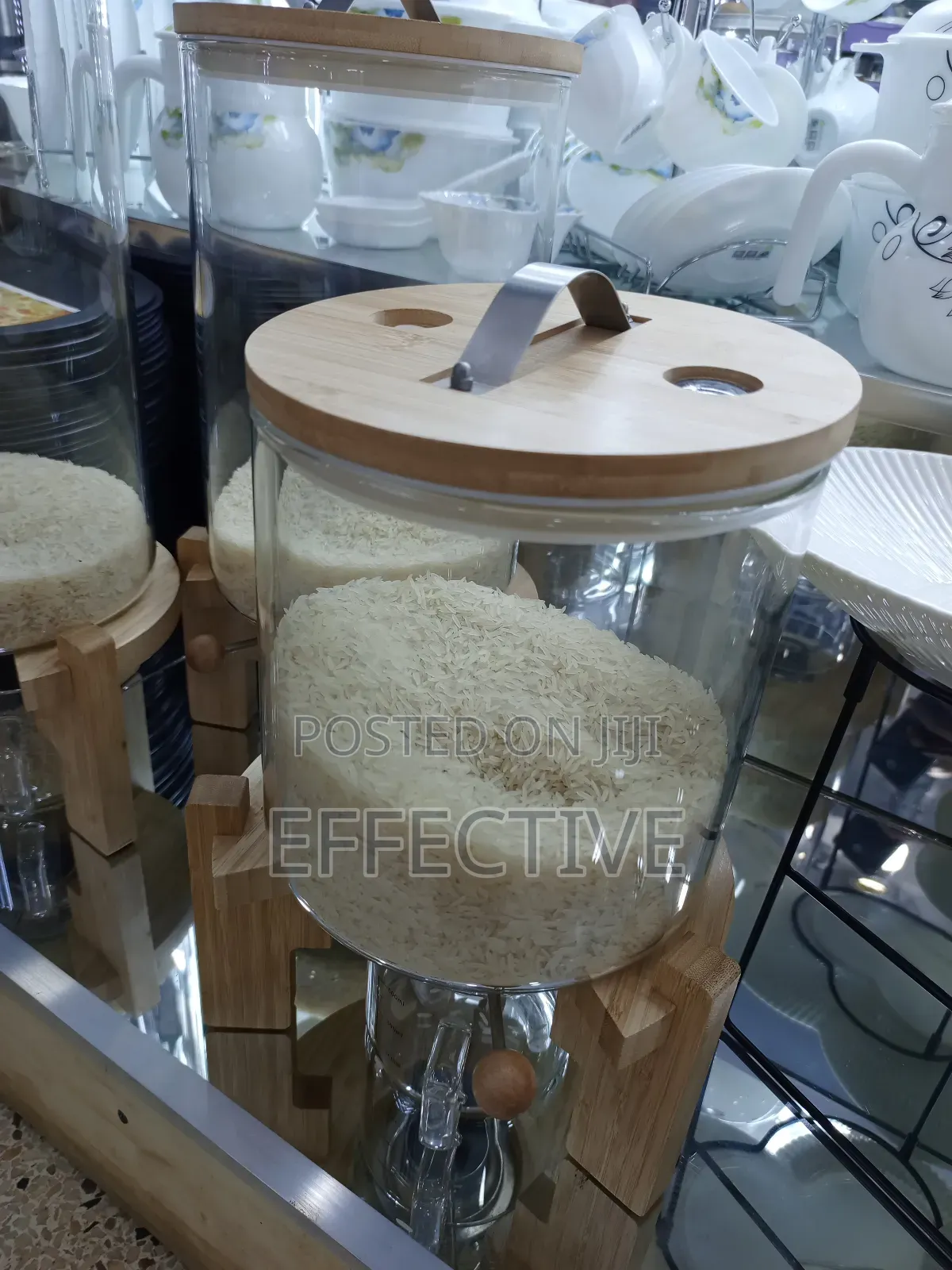 Glass Rice Dispenser