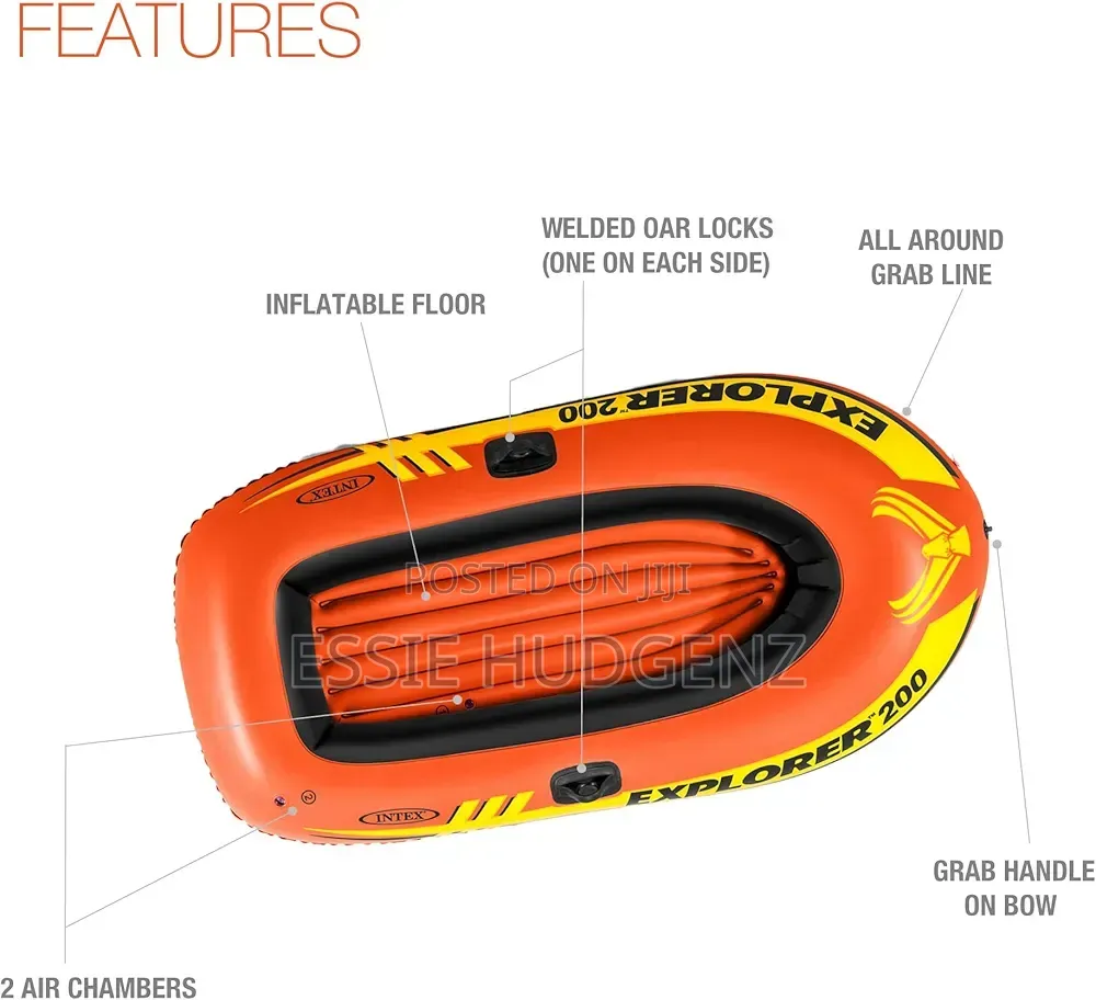 Inflatable Air Boat Set
