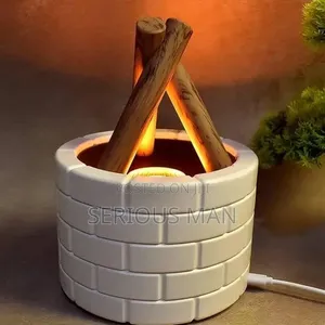 Ultrasonic Bonfire Flame Humidifier and Aromatherapy Diffuser.