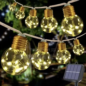Solar String Lights10m-16 Bulbs/Outdoor Solar Christmas Lights Home De
