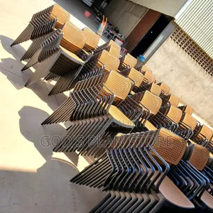 Fixed Mesh Back Plastic Chairs Plastic Chairs 1pc