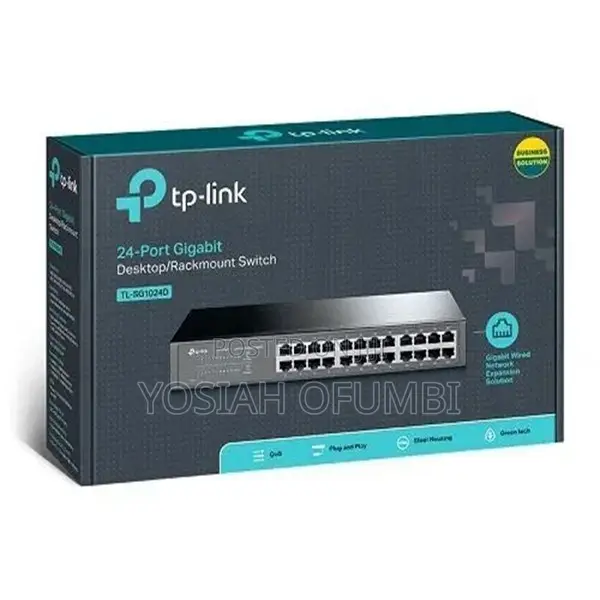 Tp-Link 24-Port Gigabit Rackmount Switch Tl-Sg1024d