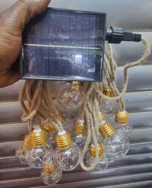 Solar String Lights10m-16 Bulbs/Outdoor Solar Christmas Lights Home De