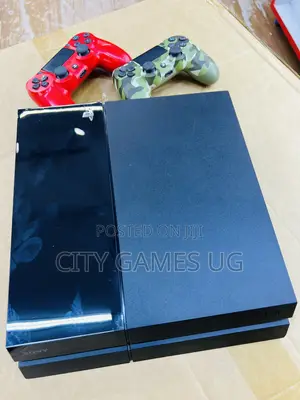 Sony Playstation 4 Ps4 1080p W/ Red Dualshock 4 + Power Cord + Hdmi
