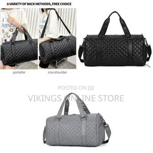 Gym Bag for Women Pu Sports Duffel Workout Overnight Bag