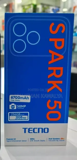 New Tecno Spark 50 128 GB Gold