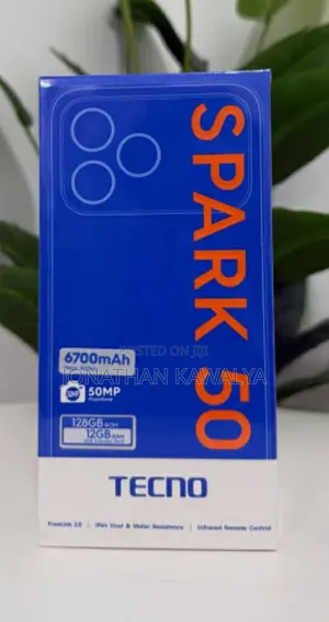 New Tecno Spark 50 128 GB Silver