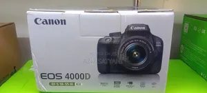 Canon 4000d DSLR Camera, 18 Mp Aps-C Sens, Video Recording at 30 FPS