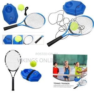 Tennis Trainer Single Play With Line Rebound Self-Training Beginner