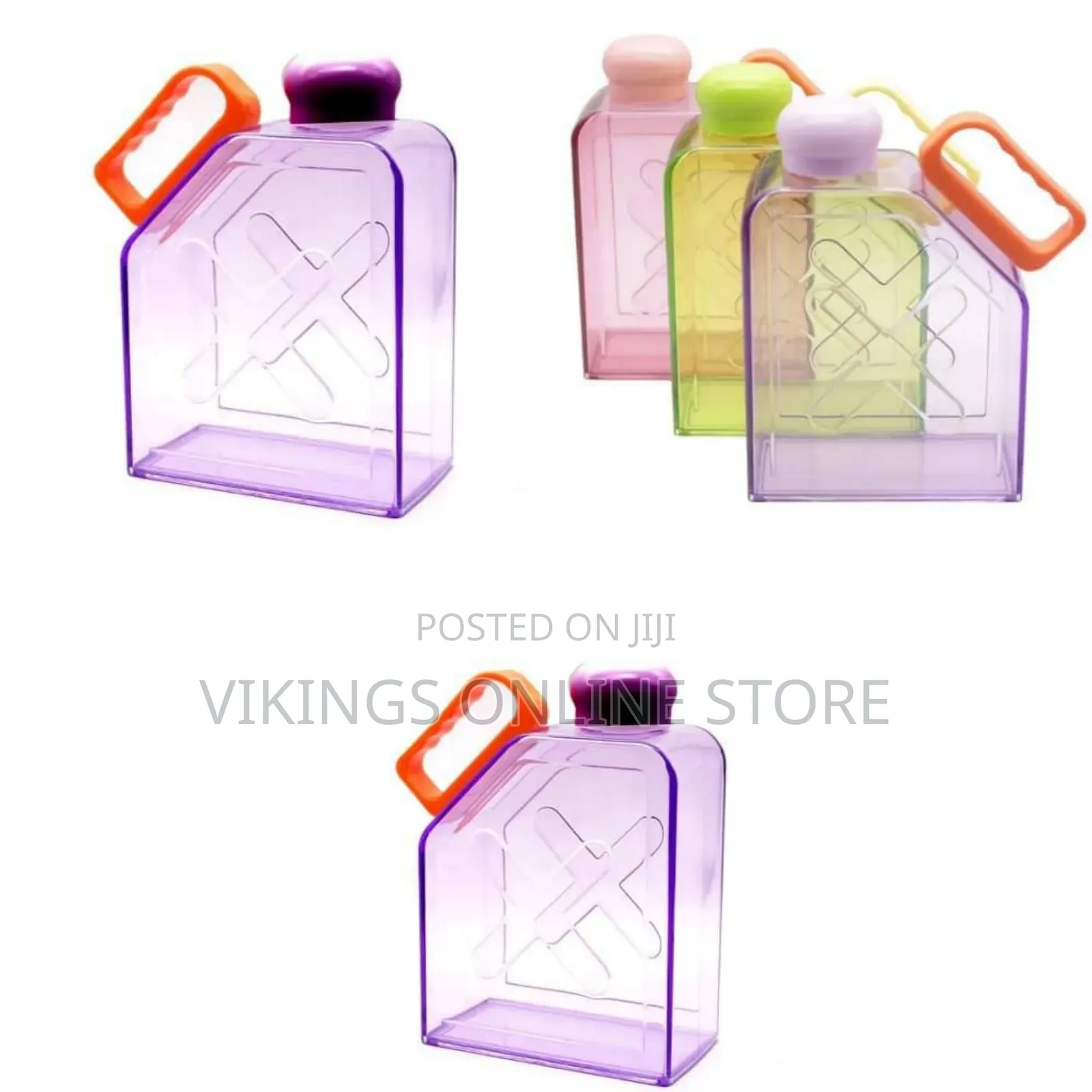 Portable Flat Kettle Fashion Sport Drinking Water Bottle A5 A6 Noteboo