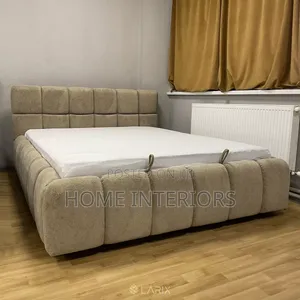 6 by 6 Bed in Brown Color