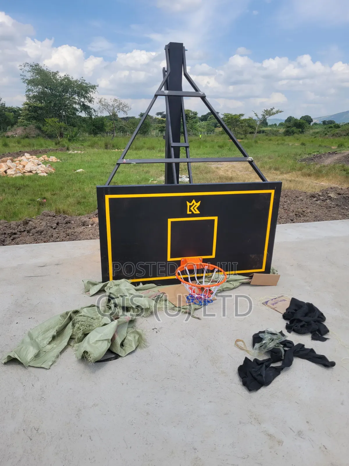 Adjustable Basketball Hoop - Customized Branded