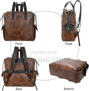 Leather Briefcase Laptop Bag