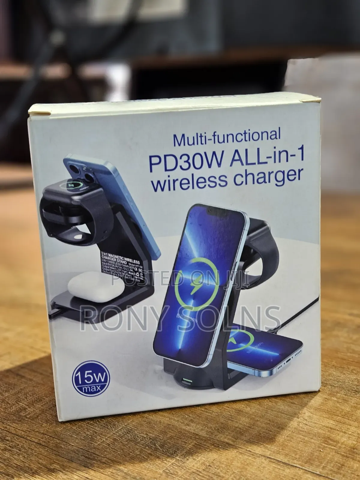 3-in-1 Magnetic Wireless Charging Station Designed for Apple Devices