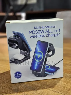 3-in-1 Magnetic Wireless Charging Station Designed for Apple Devices