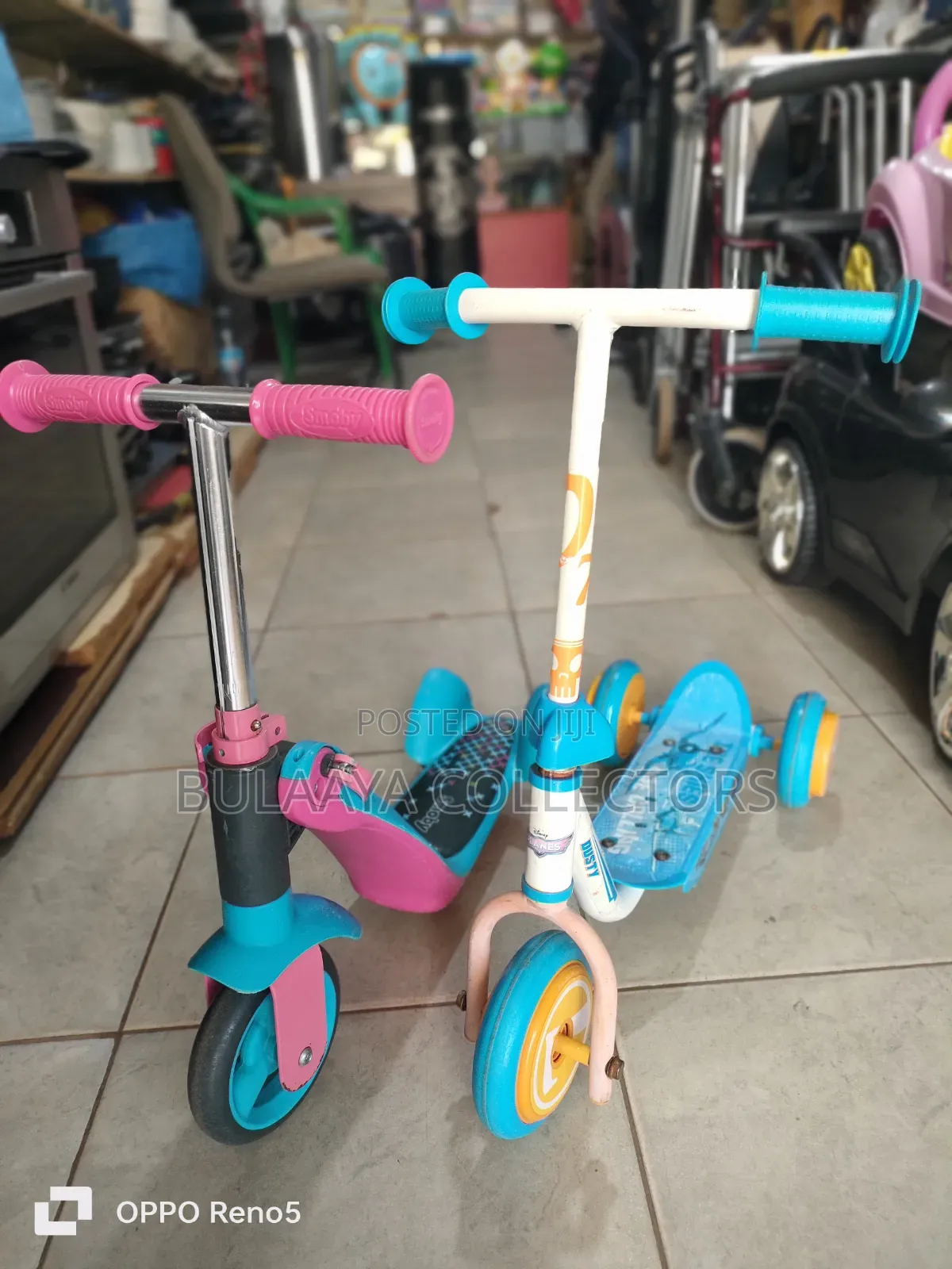 Uk Used 3-wheeled Smoby Scooters Designed For Children Stability.