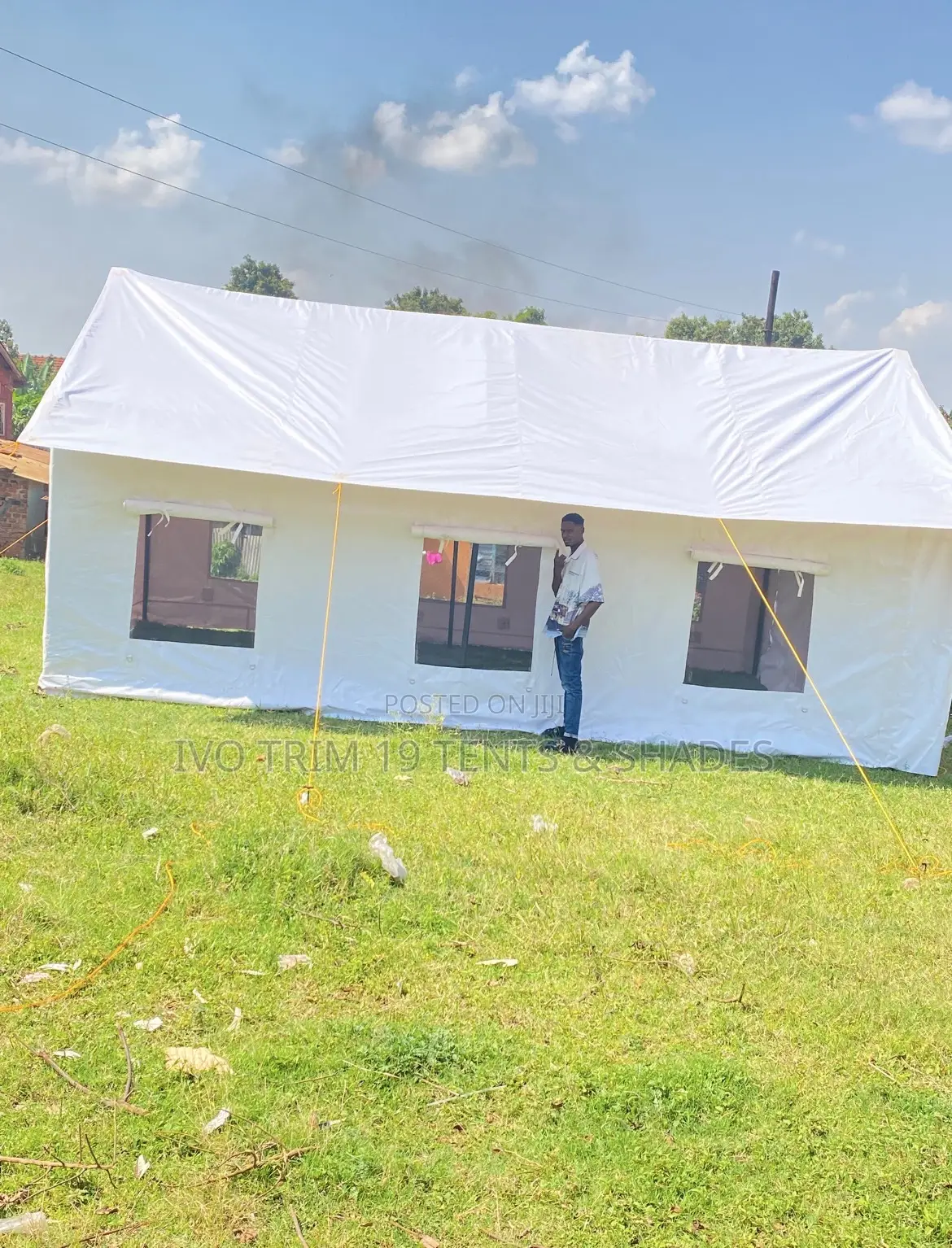 100-Seater Heavy-Duty Frame Event Tent.