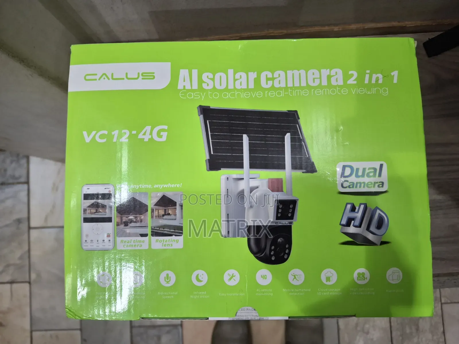 Calus 4g Ai Solar Camera 2in1 Vc12