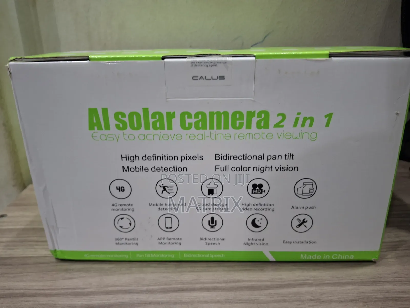 Calus 4g Ai Solar Camera 2in1 Vc12