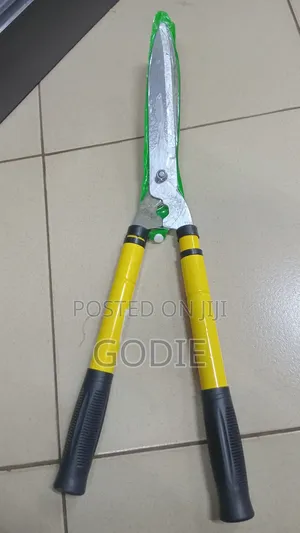 Handled Hedge Shears With Sharp Steel Blades