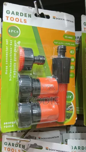 Rocky Mountain 4-Piece Garden Hose Connector Set