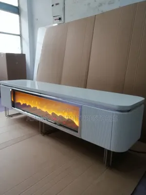 Fire Flaming Tv Stand Call Us On