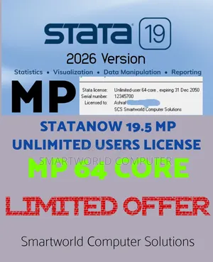 Statanow 19.5 Se Unlimited Users Perpetual License, Mega Discount