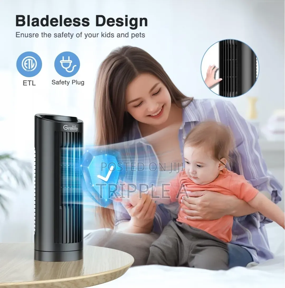 Digital Silent Bladeless Tower Fan