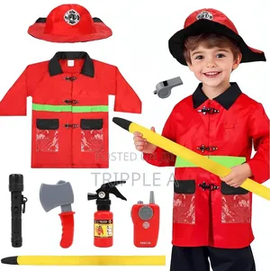 Kids Firefighter Play Costume