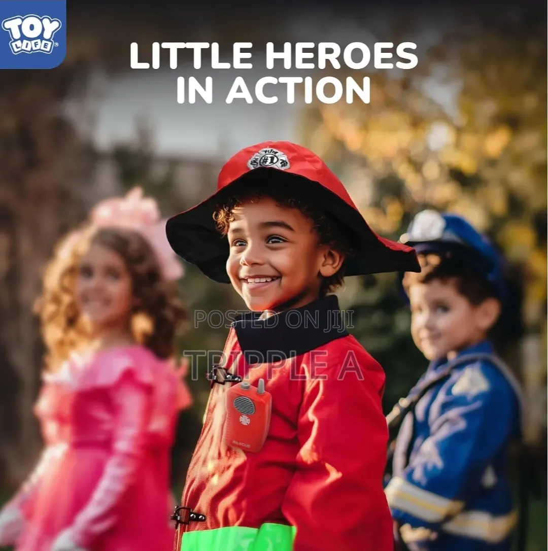 Kids Firefighter Play Costume